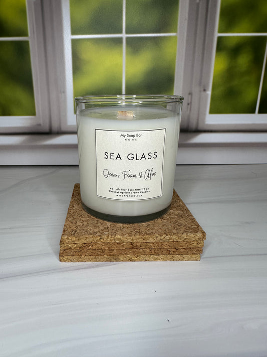 Sea Glass Candle