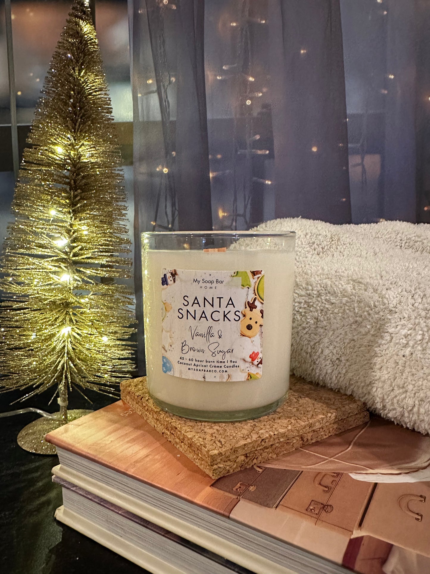 Santa Snacks Candle