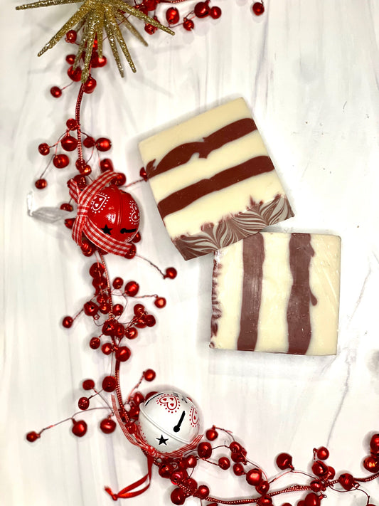 Candy Cane Soap