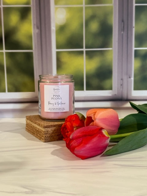 Pink Peony Candle