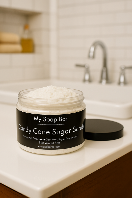 Candy Cane Sugar Scrub