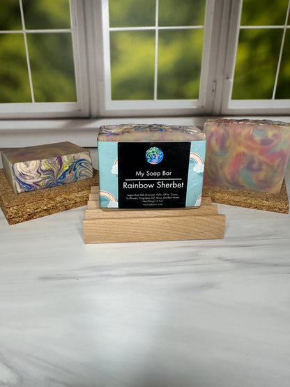 Rainbow Sherbet Soap