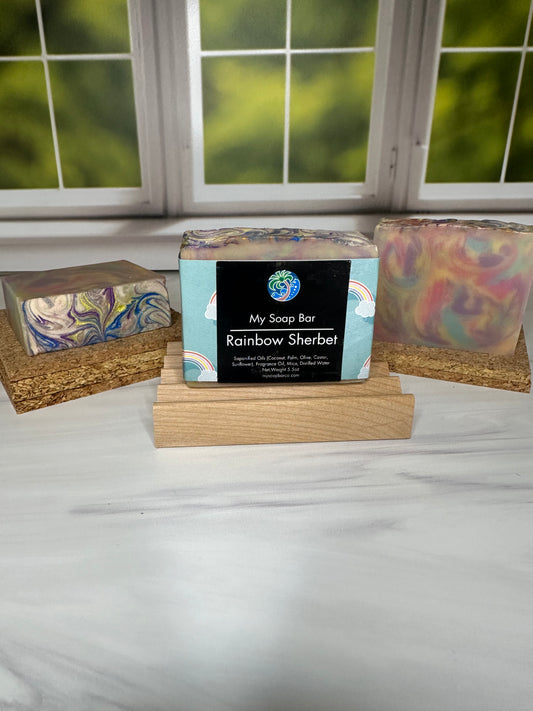 Rainbow Sherbet Soap