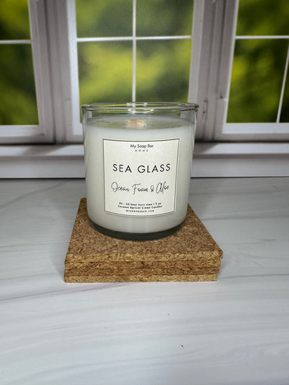 Sea Glass Candle