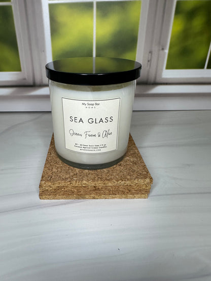 Sea Glass Candle