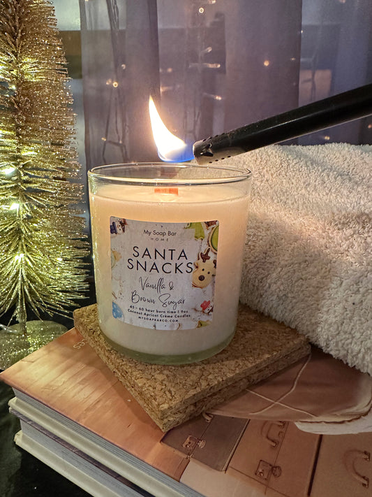 Santa Snacks Candle