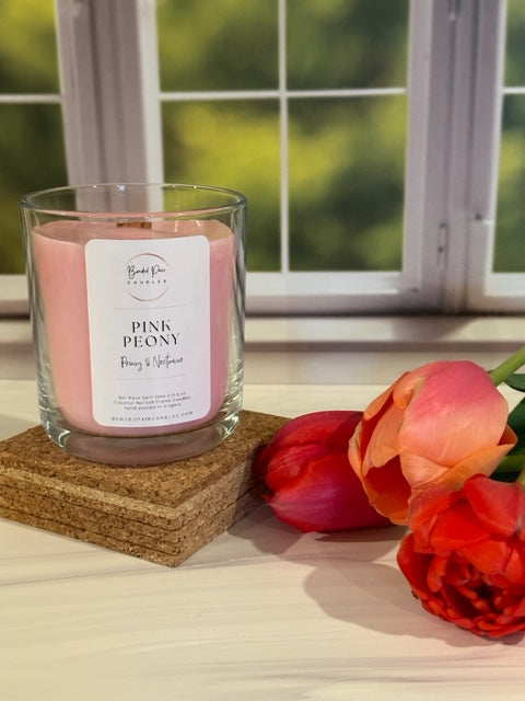 Pink Peony Candle